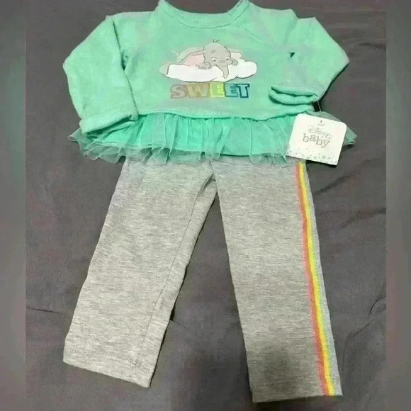 Disney Baby Dumbo 2 Piece Outfit 18 Months. NWT - Picture 1 of 5